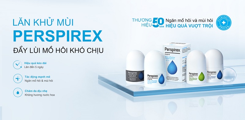 lăn khử mùi Perspirex