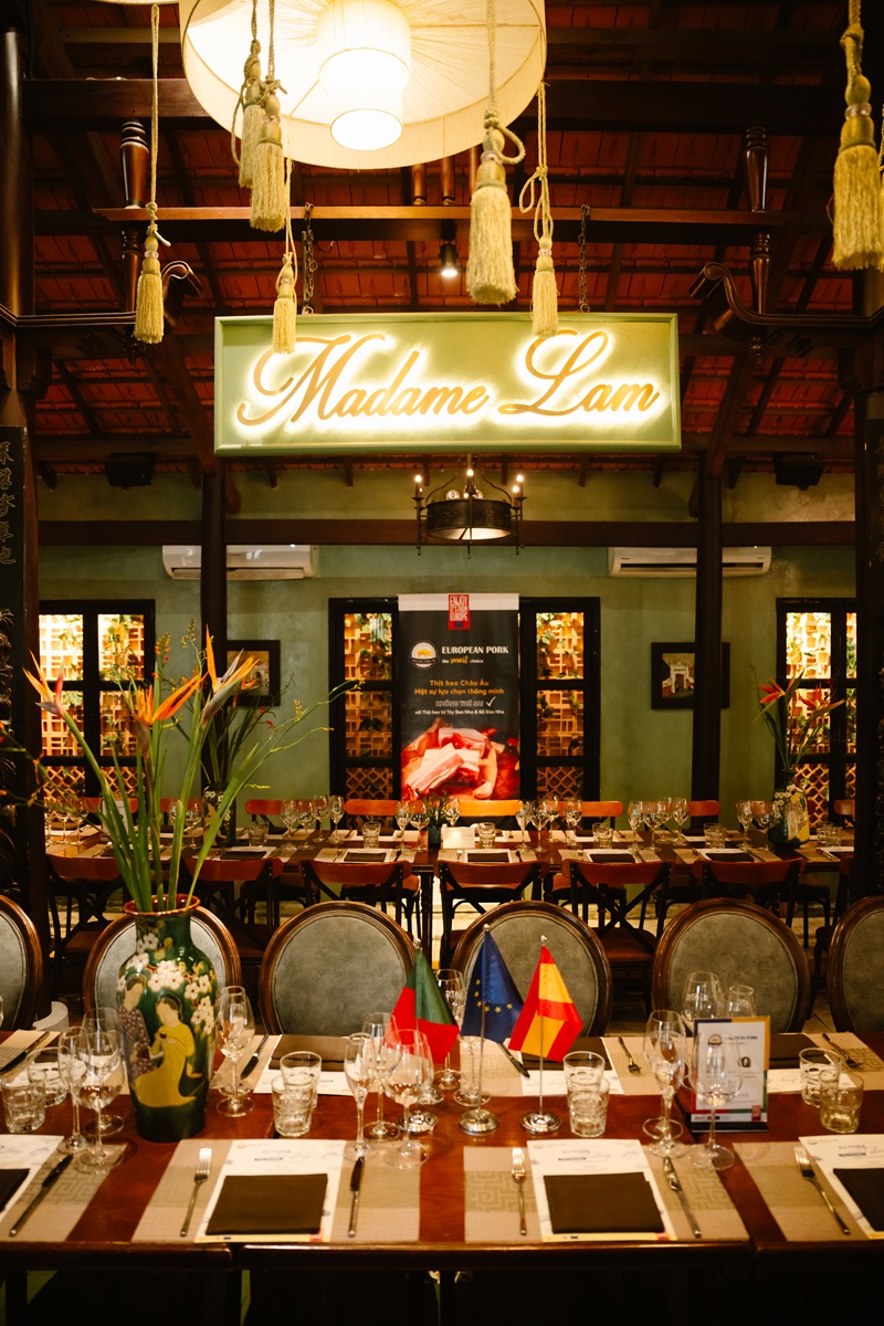 Madame Lam giới thiệu thực đơn đặc biệt từ thịt heo Châu Âu cao cấp