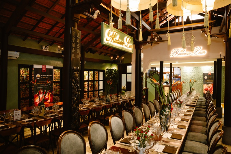 Madame Lam giới thiệu thực đơn đặc biệt từ thịt heo Châu Âu cao cấp