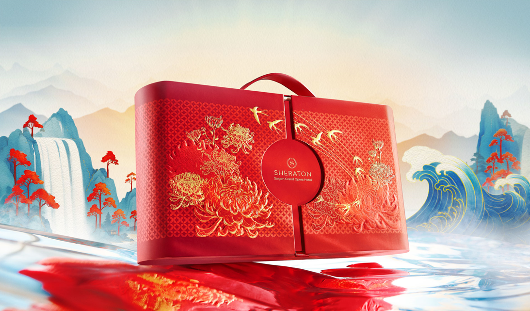 A red box with gold designs
AI-generated content may be incorrect.