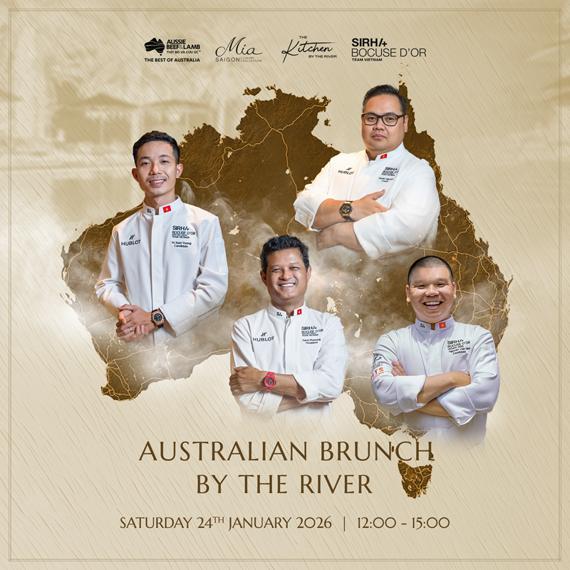 Khi brunch trở thành nghệ thuật: Trải nghiệm Australian Brunch by the River tại Mia Saigon