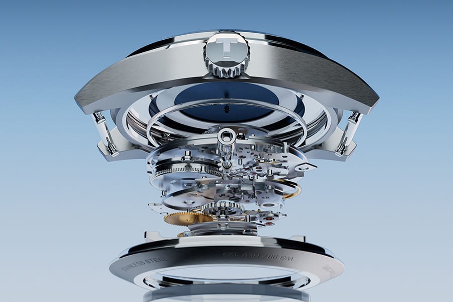 Mẫu đồng hồ mới này lắp dây đeo bằng thép không gỉ, với các mắt trung tâm hoàn thiện bóng loáng để tạo cảm giác tinh tế kín đáo. Được thiết kế để tạo sự thoải mái, bền bỉ và hài hòa về mặt thị giác, vai trò của chiếc đồng hồ này như một phụ kiện thiết yếu thực thụ hàng ngày. Để tăng khả năng tùy biến, người đeo có thể lựa chọn thay các kiểu dây đa dạng khác nhau từ dây da, dây lưới kim loại (dây Milanese), dây vải hay các vật liệu khác, giúp chuyển đổi dễ dàng kiểu dáng tùy vào bối cảnh và sự kiện.   