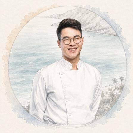 A person wearing a chef's coat
AI-generated content may be incorrect.