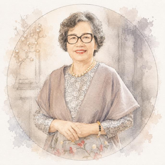 A person wearing glasses and a dress
AI-generated content may be incorrect.