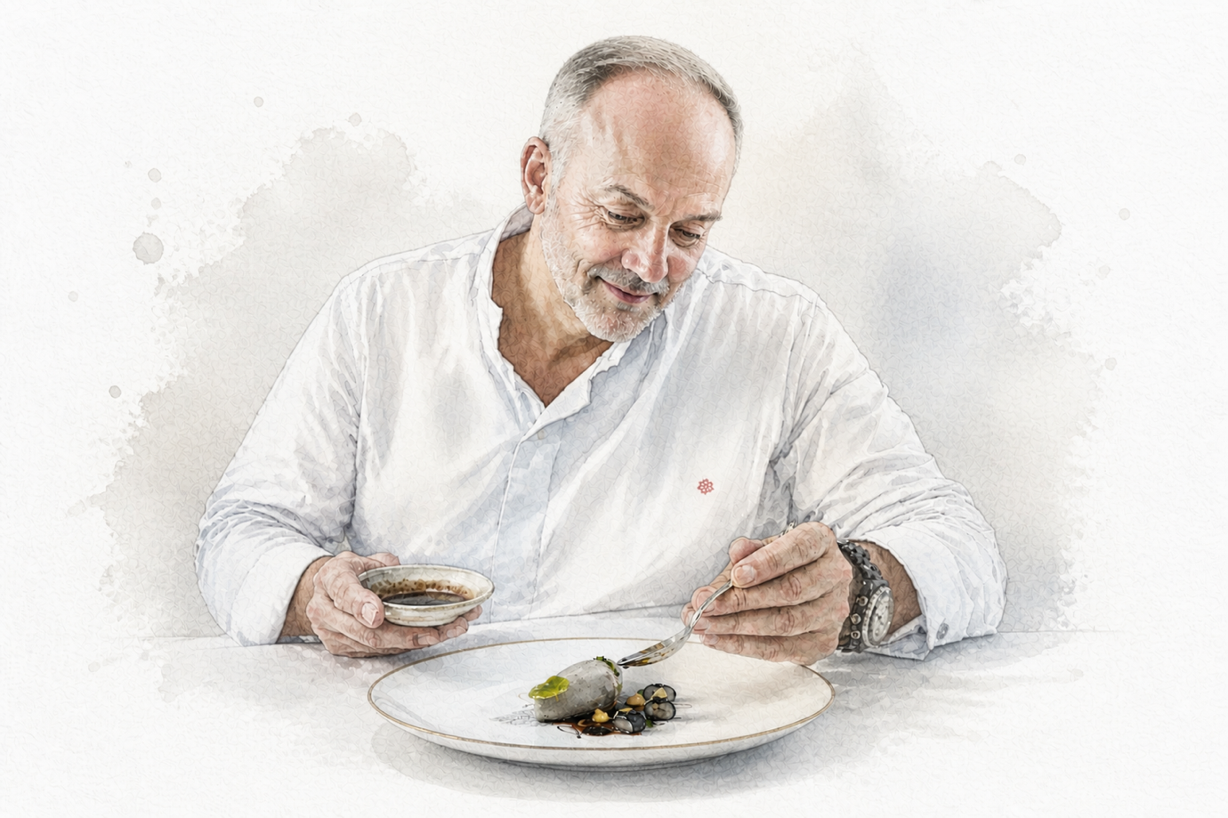 A person eating a plate of food

AI-generated content may be incorrect.