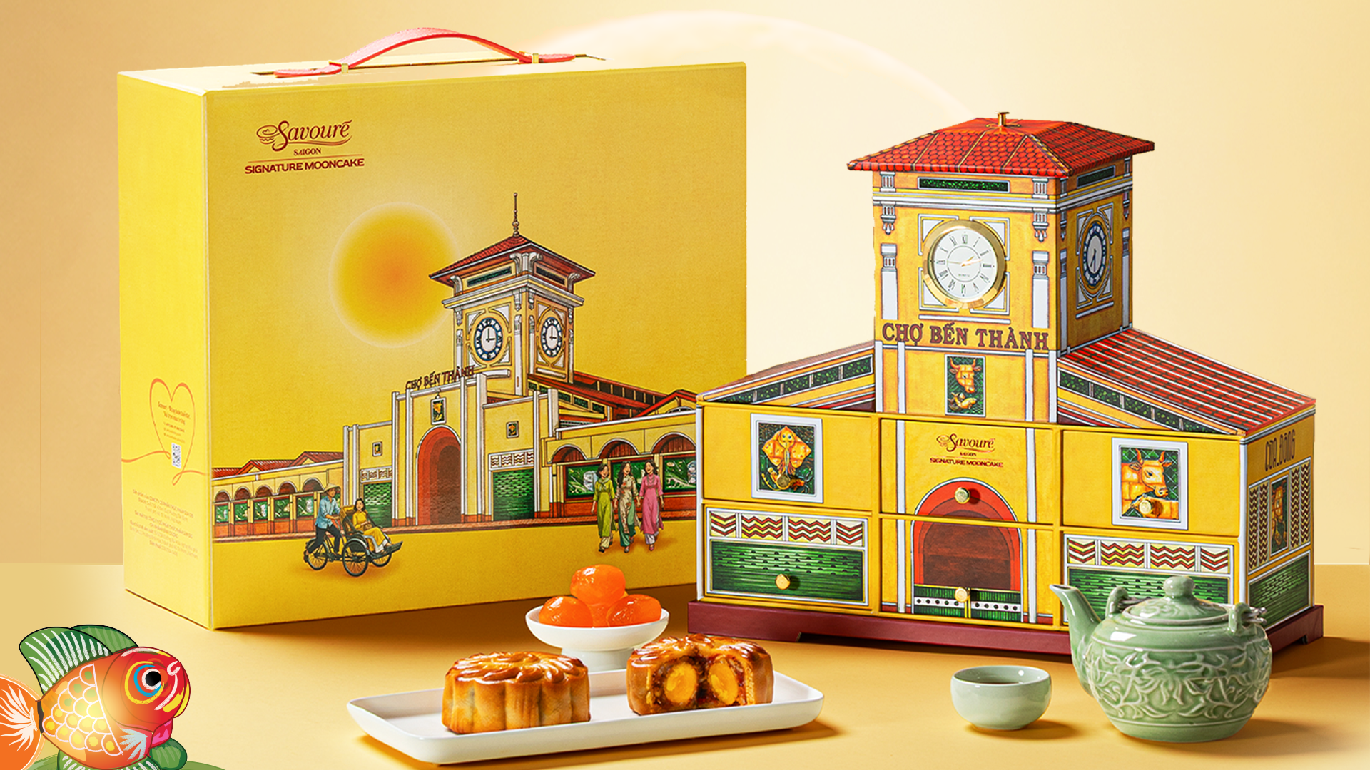 Vui trọn mùa trăng cùng Savouré với bộ sưu tập ‘Saigon Signature Mooncake 2026’