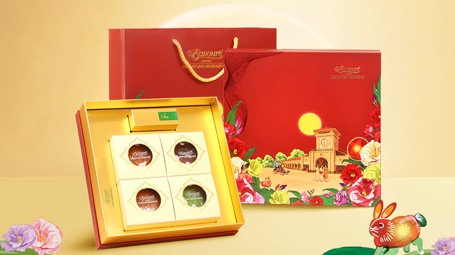 Vui trọn mùa trăng cùng Savouré với bộ sưu tập ‘Saigon Signature Mooncake 2026’