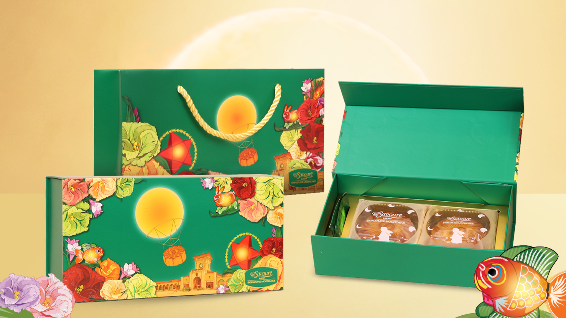 Vui trọn mùa trăng cùng Savouré với bộ sưu tập ‘Saigon Signature Mooncake 2026’