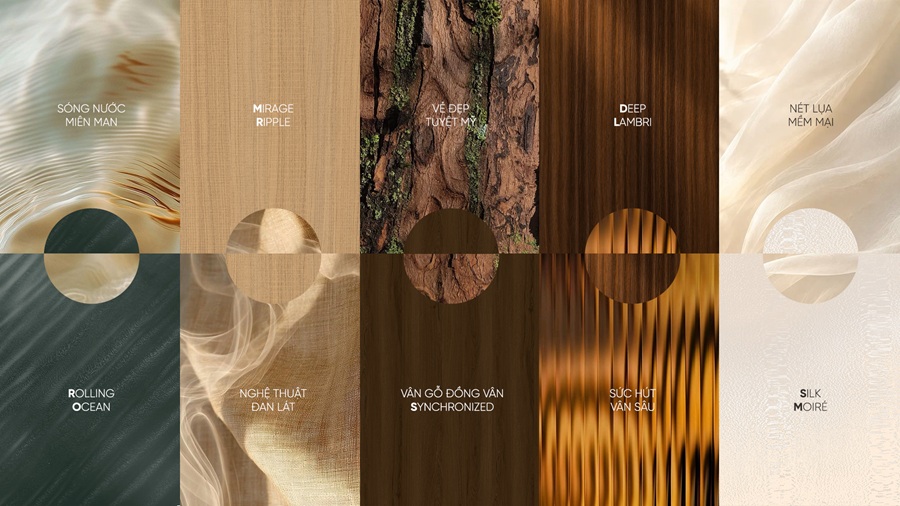 KES ra mắt Bộ sưu tập ván nội thất 2026-2027 với chủ đề "When Surface Becomes Soul"