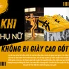 Khi phụ nữ không đi giày cao gót