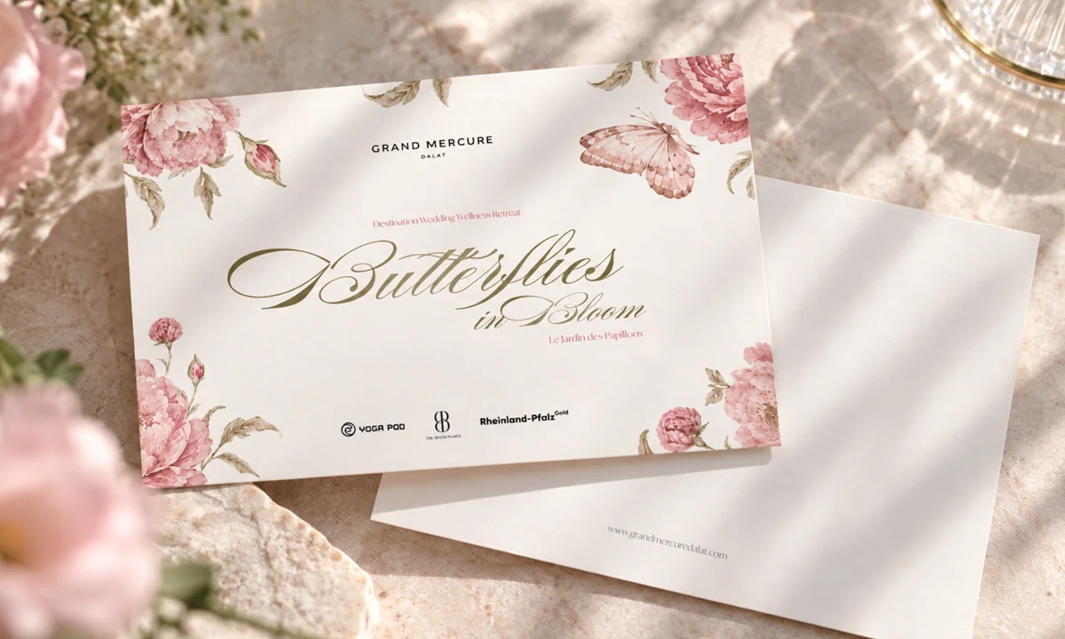 Butterflies in Bloom: Grand Mercure Dalat mở ra những kết nối mới cho tiệc cưới điểm đến