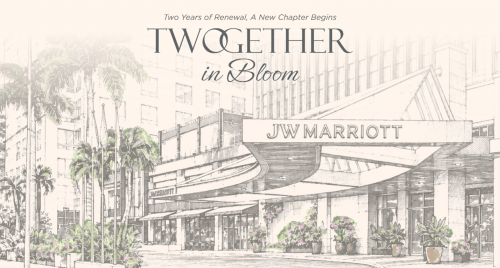 TWOGETHER in Bloom: JW Marriott Hotel & Suites Saigon kỷ niệm hai năm và mở ra một chương mới