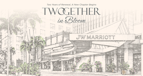 TWOGETHER in Bloom: JW Marriott Hotel & Suites Saigon kỷ niệm hai năm và mở ra một chương mới