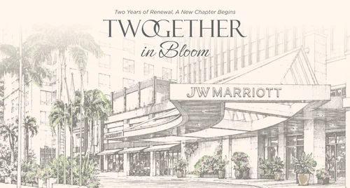 TWOGETHER in Bloom: JW Marriott Hotel & Suites Saigon kỷ niệm hai năm và mở ra một chương mới