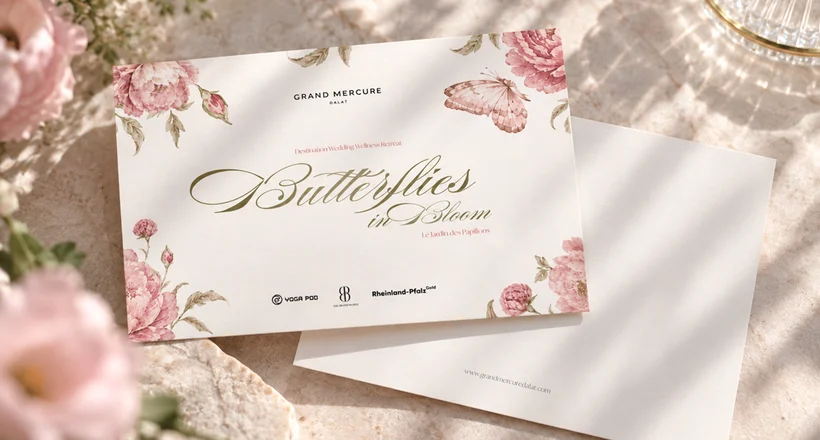 Butterflies in Bloom: Grand Mercure Dalat mở ra những kết nối mới cho tiệc cưới điểm đến