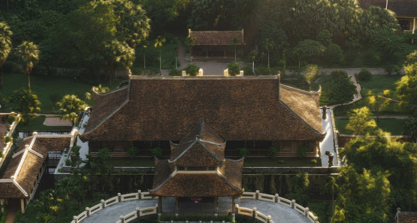 Khi Tết lắng mình trong không gian văn hóa Việt tại Emeralda Resort Ninh Bình