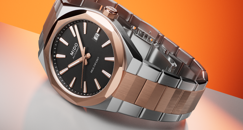 Multifort 8 One Crown: Mido ra mắt với kiểu dáng bát  giác hai tông màu