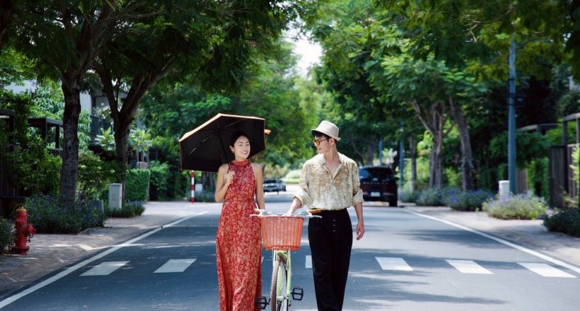 Khi lụa là cùng kiến trúc vỗ về xúc cảm bên dòng sông Vàm Cỏ