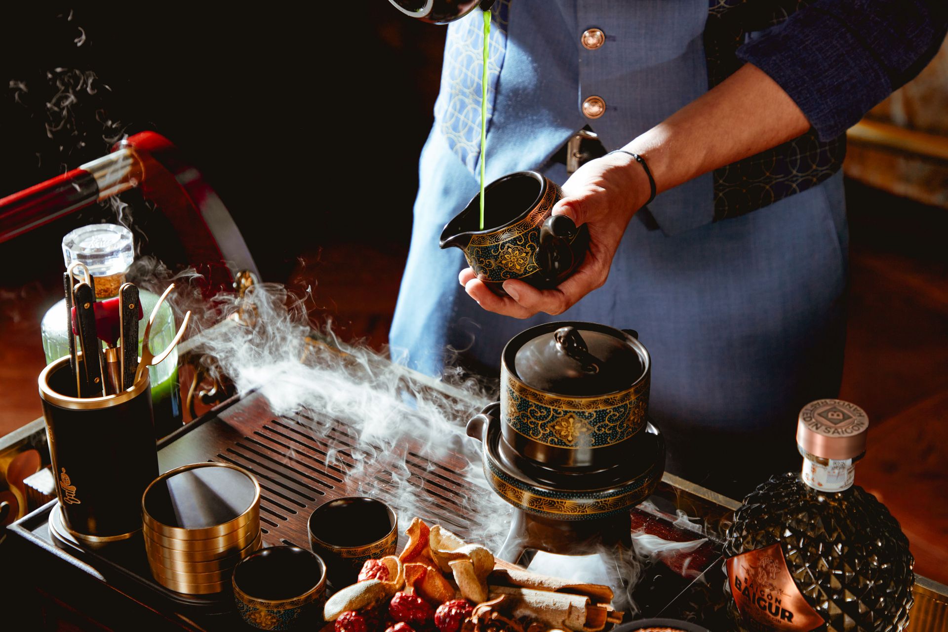 Trà đạo cocktail Trolley – khi nghệ thuật pha chế gặp gỡ nghi lễ trà đạo